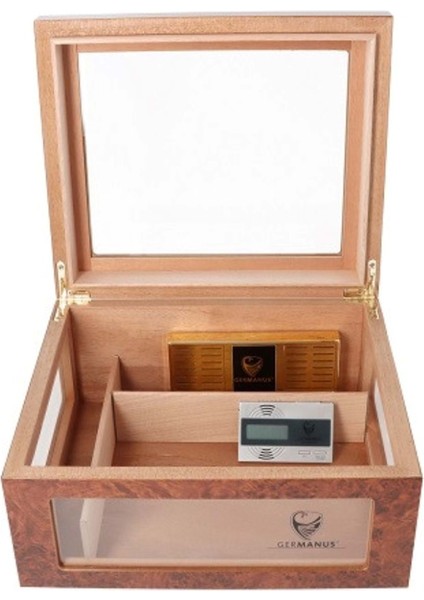 Oro Brown Camlı Humidor