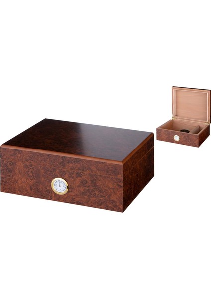 Karbon Kök Desenli Humidor