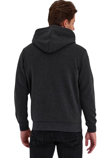 Erkek Fermuarlı Kapşonlu Kanguru Cepli Sweatshirt fırsatları