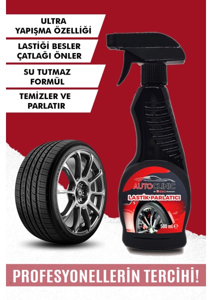 Auto Clinic Autoclinic Lastik Parlatıcı 500ML