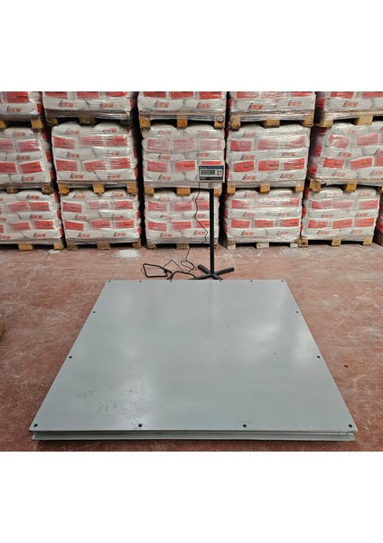 Platform baskül 150X150 cm 3 ton Şarjlı