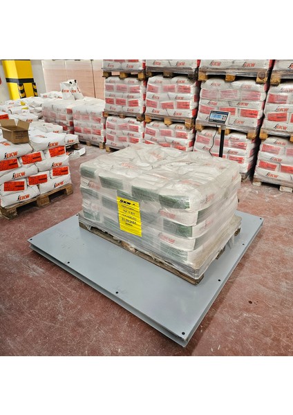 Platform baskül 150X150 cm 3 ton Şarjlı fırsatları