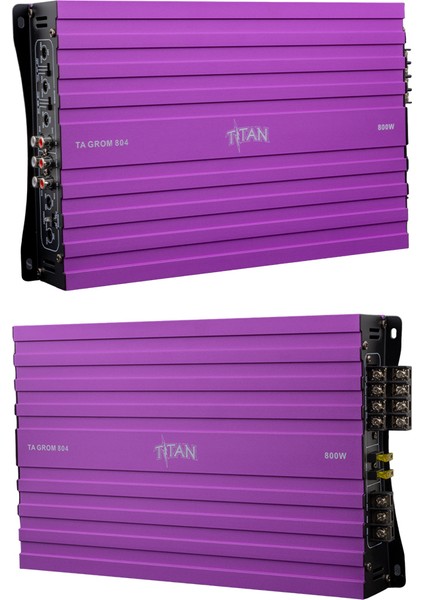 TITAN-804 4 Kanal Rms 800 Max 1600 Watt Oto Amfi-Anfi