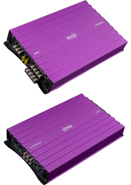TITAN-804 4 Kanal Rms 800 Max 1600 Watt Oto Amfi-Anfi