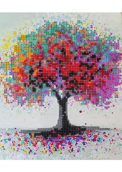 Boncuklu Taşlı Mozaik Elmas Goblen Pano Tablo Resim Puzzle Dıamond Paıntıng Ebat 21X25 Çocuklar Için