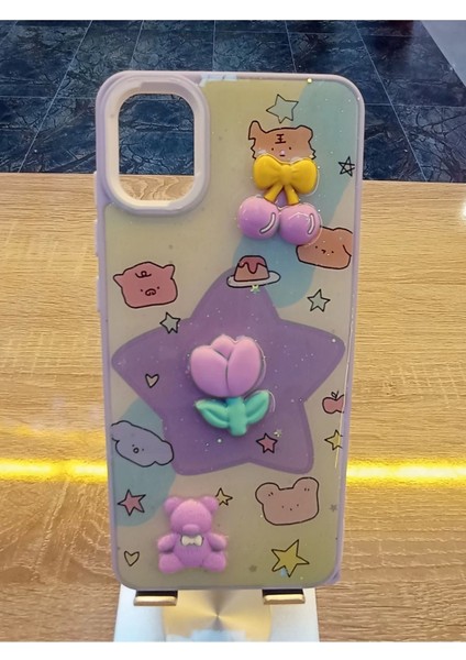 Samsung Galaxy 05 Uyumlu Kabartma Figürlü Darbe Korumalı Kapak Renkli Kılıf