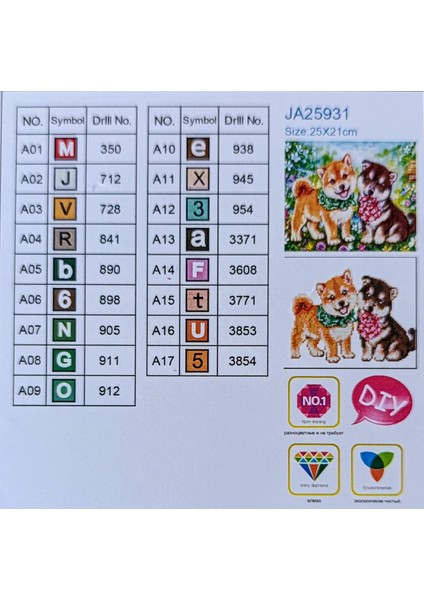 Boncuklu Taşlı Mozaik Elmas Goblen Pano Tablo Resim Puzzle Dıamond Paıntıng Ebat 21X25 Çocuklar Için fiyatları