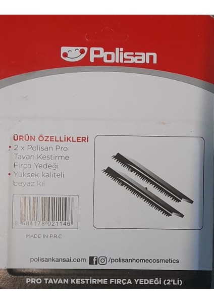 Pro Tavan Kestirme Fırça Yedeği (2'li)