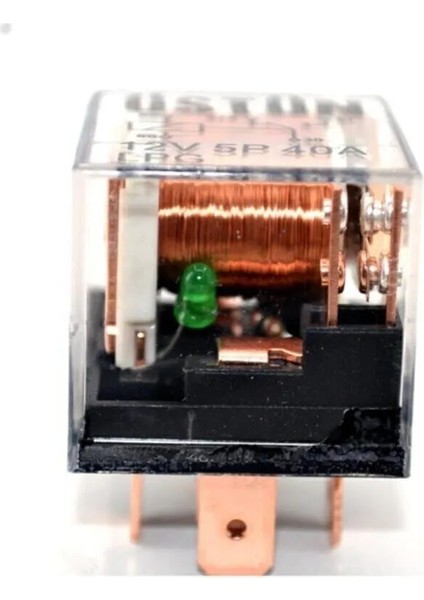Mini Röle Şeffaf 12V 40A 87A 5 Pin 5 Fişli-Üstün fiyatları