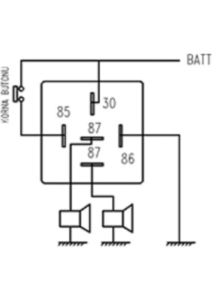 Mini Röle Şeffaf 12V 40A 87A 5 Pin 5 Fişli-Üstün modelleri