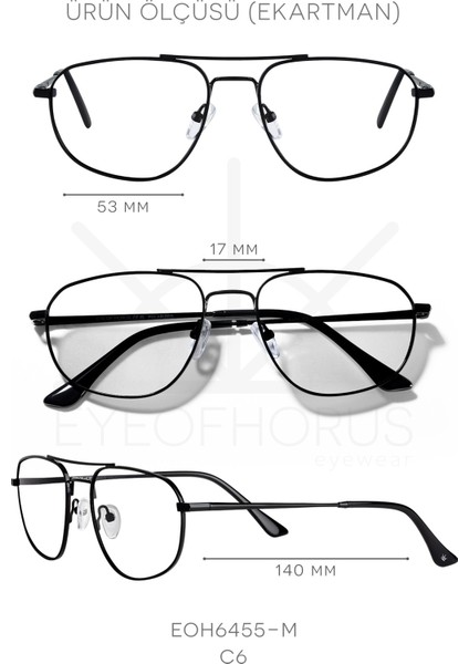 EOH6455-M C6 Siyah Mavi Işık Koruyucu Ekran Gözlüğü fırsatları