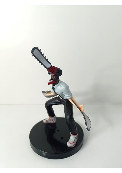 Anime Figür Chainsaw Man Testere Adam 15 cm Karakter Figür Oyuncak Biblo