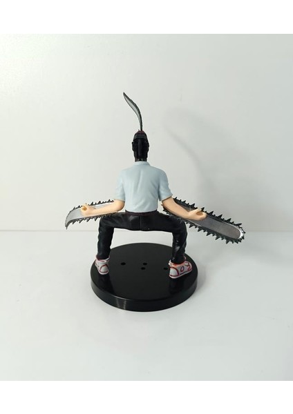 Anime Figür Chainsaw Man Testere Adam 15 cm Karakter Figür Oyuncak Biblo