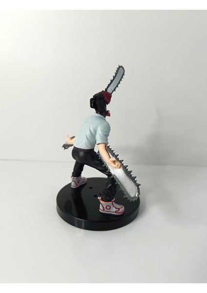 Anime Figür Chainsaw Man Testere Adam 15 cm Karakter Figür Oyuncak Biblo