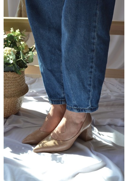 Charlotte Yılan Desenli Stiletto