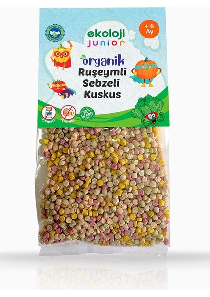 Organik Ruşeymli Sebzeli Kuskus 250GR12PAKET Couscous With Organic Wheat Germ Vegetables 250GR12PACK