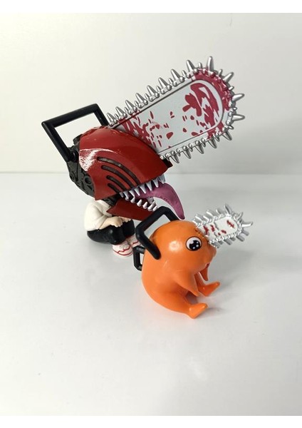 Anime Figür Chainsaw Man Testere Adam Pochita 13 cm Karakter Figür Oyuncak Biblo
