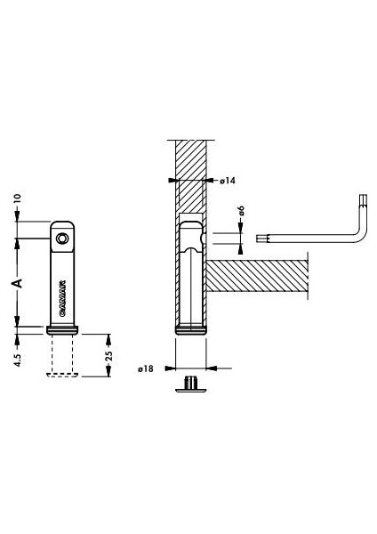 Seviye Ayarlayıcı Pim Dolap Ayak 18 mm fiyatları