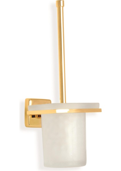 Klozet Fırçası Montajlı Altın Sarı