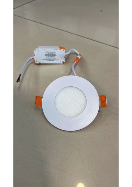 3W 6500K Yuvarlak Sıva Altı LED Panel