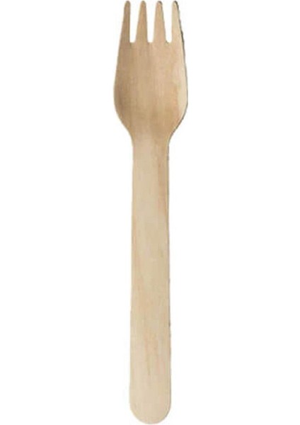 Doğaya Dönüş Ekolojik Doğal Doğa Dostu Ahşap Çatal - 16 cm . - 8'li 10 Paket modelleri