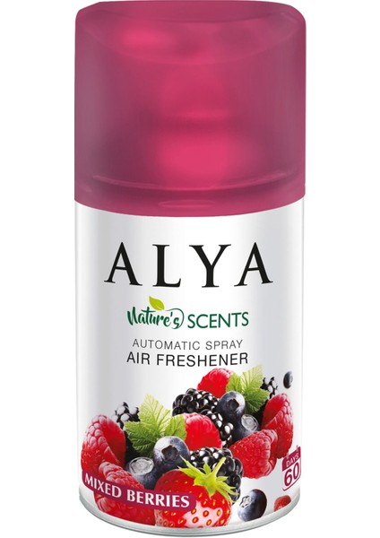 Nature's Scents Mixed Berries - Karışık Kırmızı Meyveler Oda Kokusu Yedek Makine Spreyi 250 ml