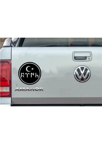 Göktürkçe Türk Sticker Araba Oto Motosiklet Karavan Sticker 00210