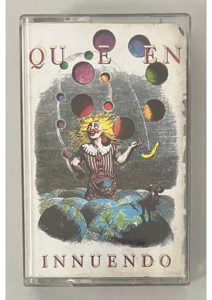 Queen Innuendo Kaset (Orjnal 1991 Dönem Kağıt Baskı Kaset)