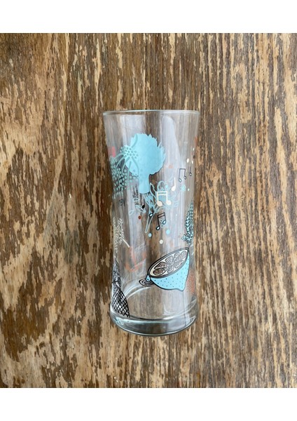 Yeni Rakı Bardağı Enginar Desenli Yeni Rakı Bardağı