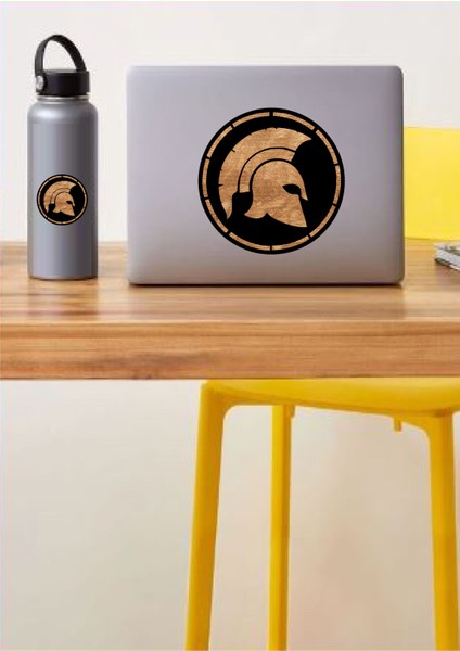 Gladyatör Miğfer Sticker Araba Oto Motosiklet Karavan Kask Sticker 00214