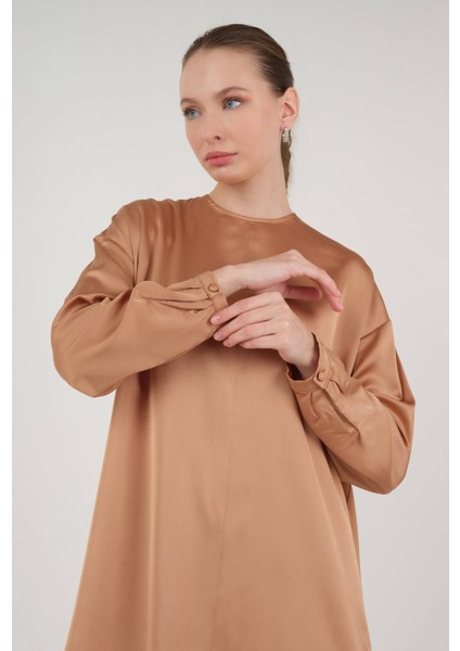 Basic Saten Takım Somon indirimleri