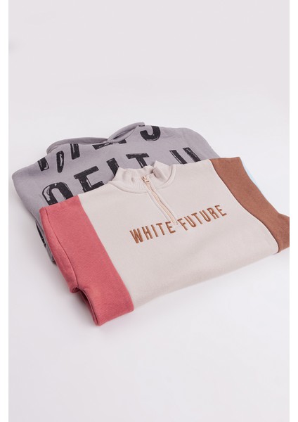 Erkek Çocuk Kalın 2'li Paket Sweatshirt