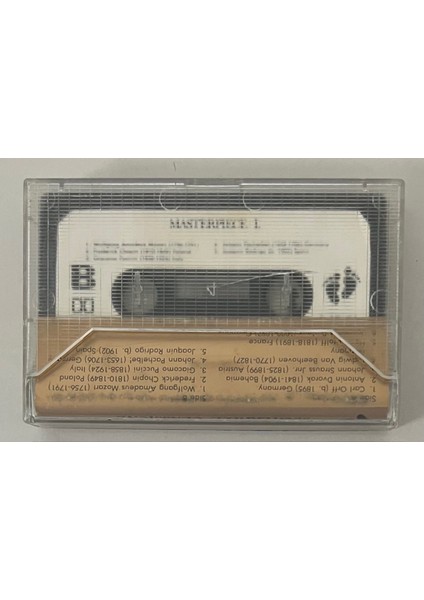 Masterpiece - I Masterpiece Classical Kaset (Dönem Foot Print Stüdyo Baskı Kaset)