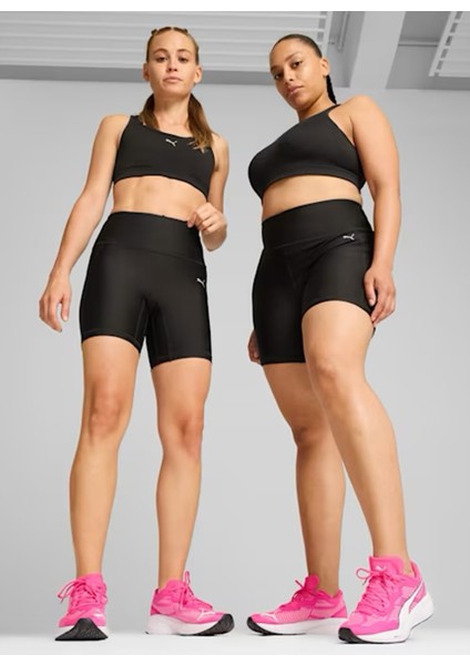 Siyah Kadın Lastikli Bel Dar Kalıp Tayt 52574901 Run Ultrfrm 6 Tıght Short