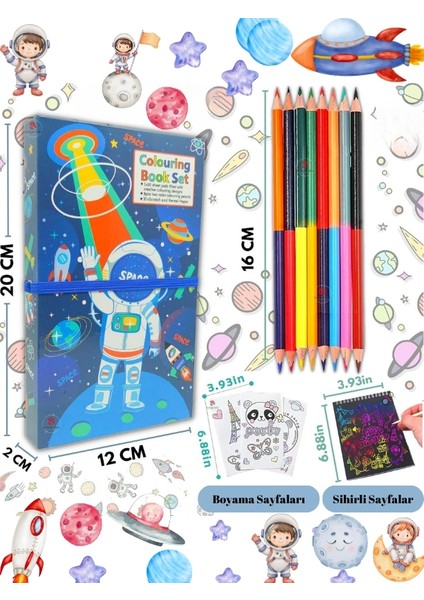 - Unick Color Boyama Kitabı-Boya Kalemleri ve Sihirli Çizim Sayfaları Seti fırsatları