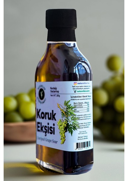 Sumak Ekşisi ve Koruk Ekşisi %100 Saf Tatlı Ekşi Hasat 2 Adet 280 gr