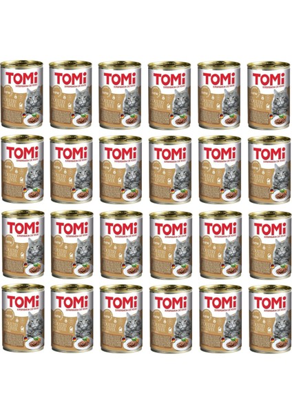 Kümes Hayvanlı ve Ciğerli Gravy Soslu Kedi Konservesi 400 Gr. x 24 Adet