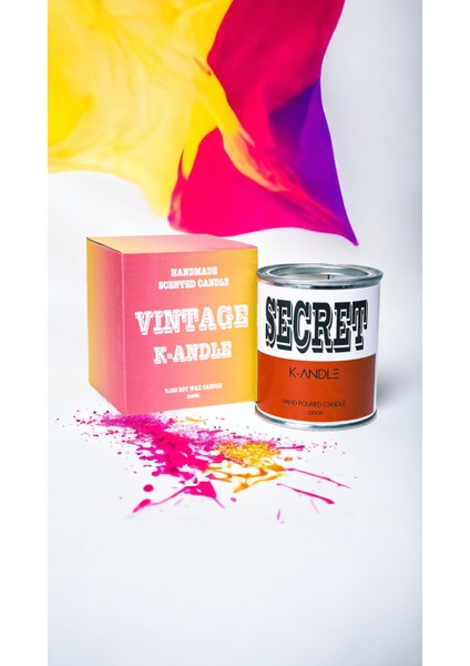 Secret Kokulu Teneke Soya Mum 220GR.