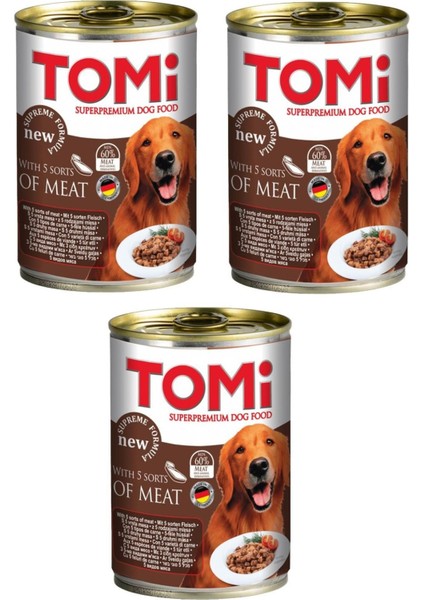 Karışık Etli Gravy Soslu Köpek Konservesi 400 Gr. x 3 Adet