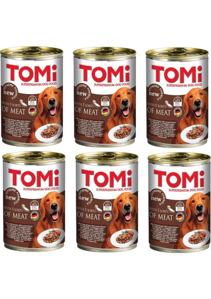 Karışık Etli Gravy Soslu Köpek Konservesi 400 Gr. x 6 Adet