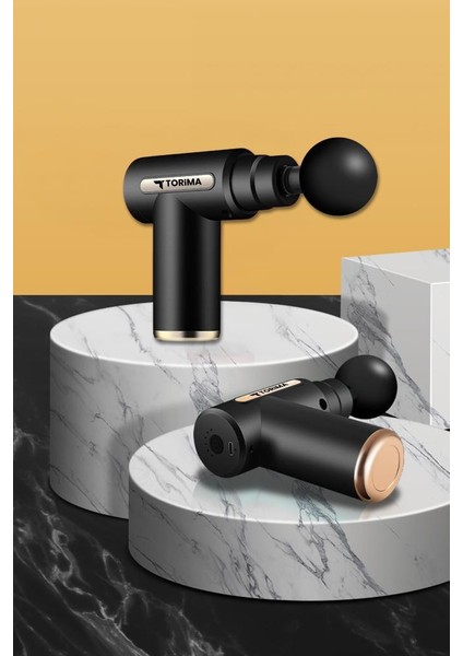 BX-720 Siyah Darbeli Titreşimli Şarjlı Sporcu Masaj Tabancası Masaj Aleti Kas Egzersiz Aleti fiyatları