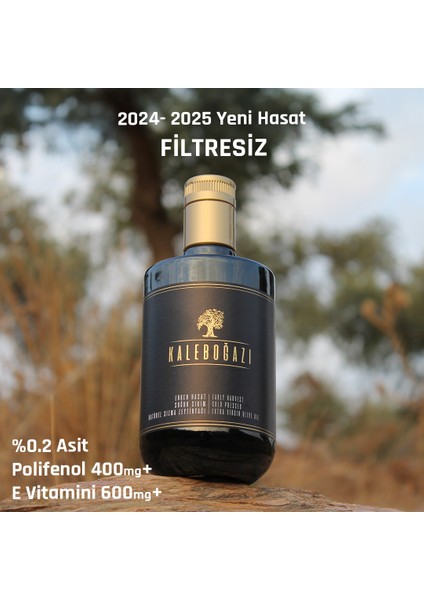 Soğuk Sıkım Zeytinyağı Yeni Hasat Filtresiz 500ML