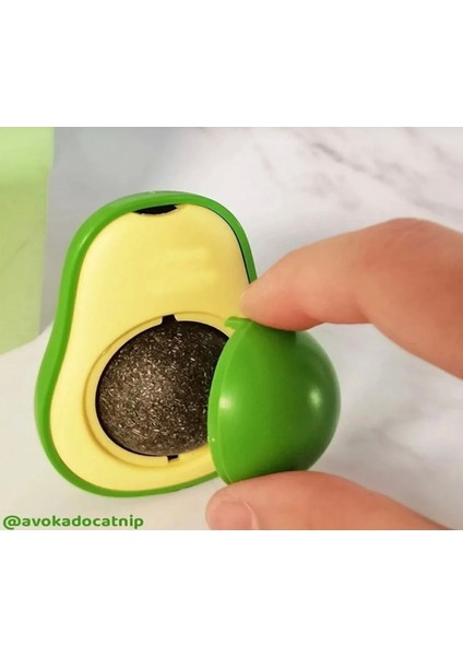Doğal Catnipli Yenilebilir Kedi Nanesi Otu Oyun Topu Oyuncağı Top Oyuncak Kedi Yalama Topu Avokado fırsatları