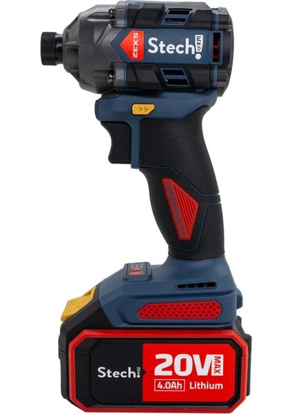SX32- 2 x 4.0 Çift Akülü Kömürsüz Darbeli Vidalama 20 V - 4 Ah