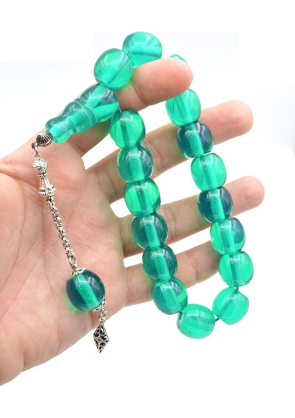 Fıçı Kesim Yeşil Sıkma Kehribar Efe Maskot Tesbih fırsatları