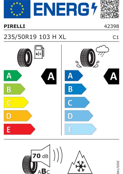 235/40 R18 95V Xl Winter Sottozero 3 Mercedes (Mo) Oto Kış Lastiği (Üretim Yılı:2023) fiyatları