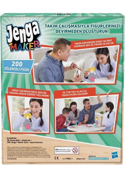 F4528 Hasbro Gaming - Jenga Maker +8 Yaş