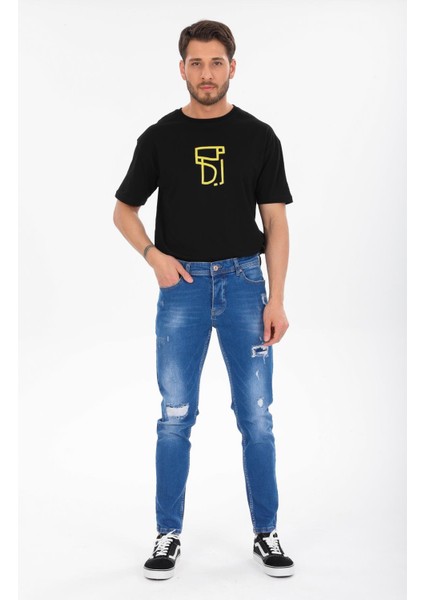 Pamuklu Skinny Denim Erkek Kot Pantolon