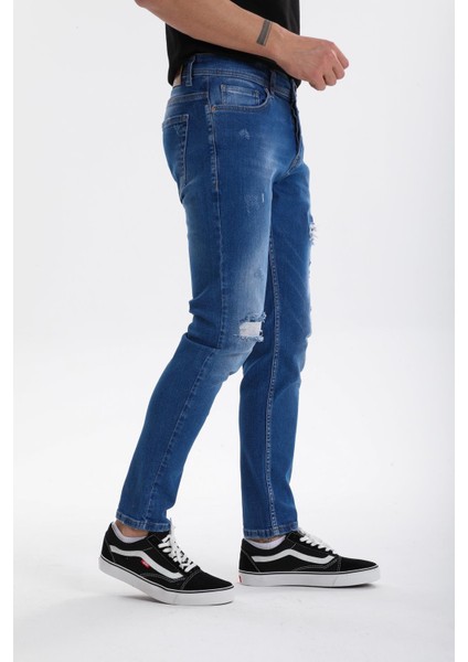 Pamuklu Skinny Denim Erkek Kot Pantolon