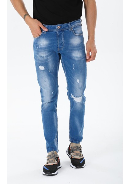 Pamuklu Skinny Denim Erkek Kot Pantolon